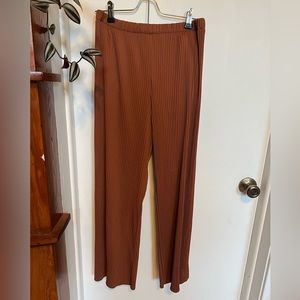 Uniqlo Brown Ribbed Pants